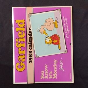 Garfield calendar 1983 Blank / Unused